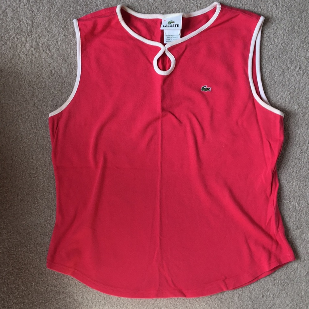Lacoste sleeveless top size 44